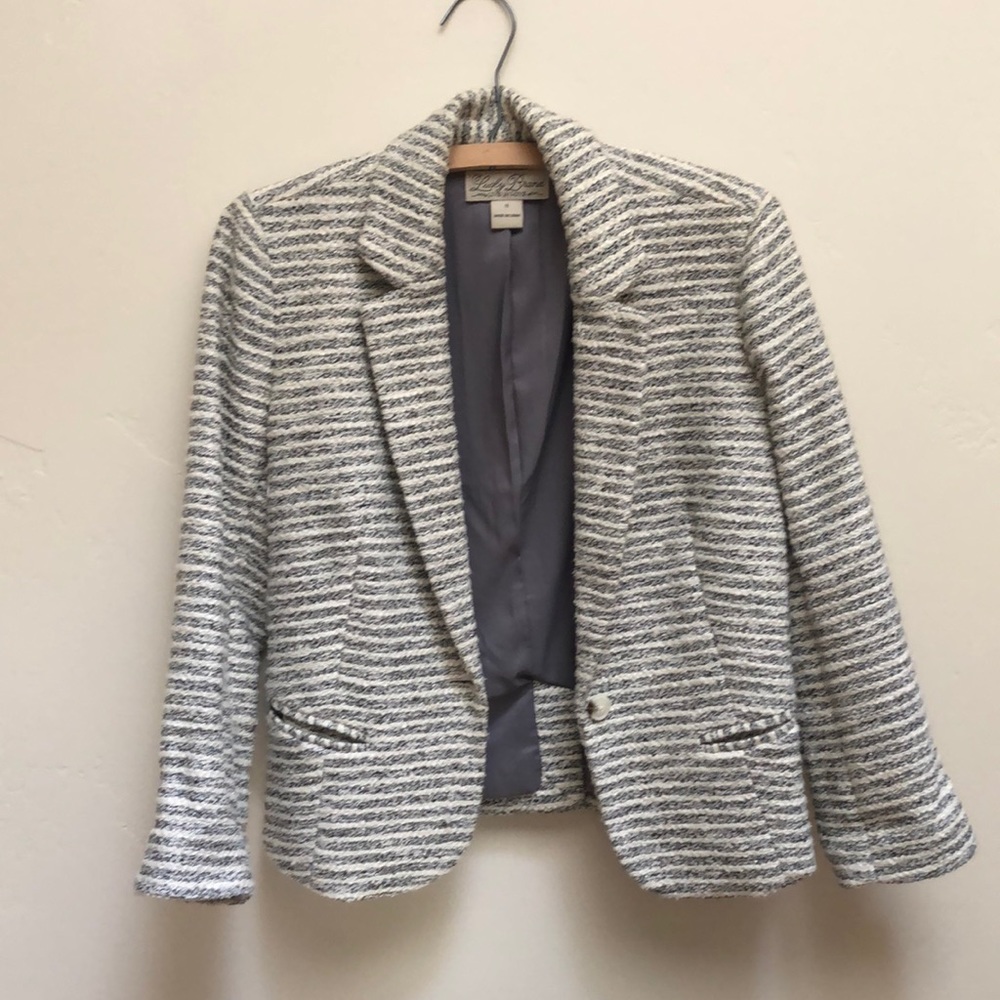 Lucky Brand Striped Blazer